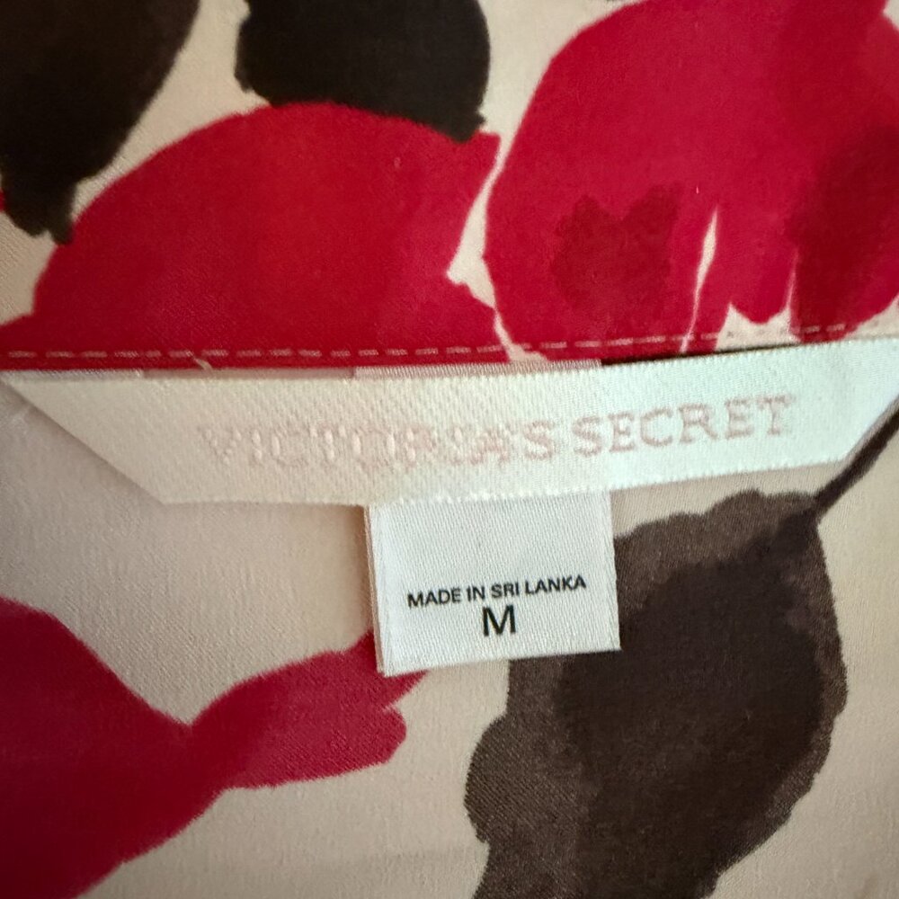 NWT 2005 Victoria's Secret Roses Pajama Set Size Medium Tall - Picture 8 of 14
